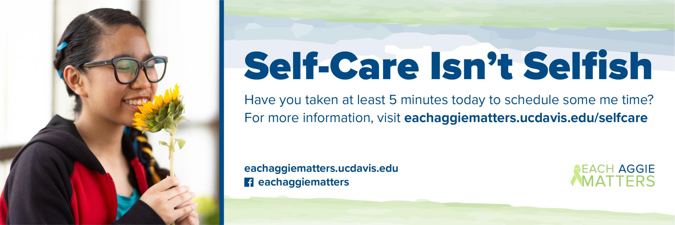 Self care isn't selfish
