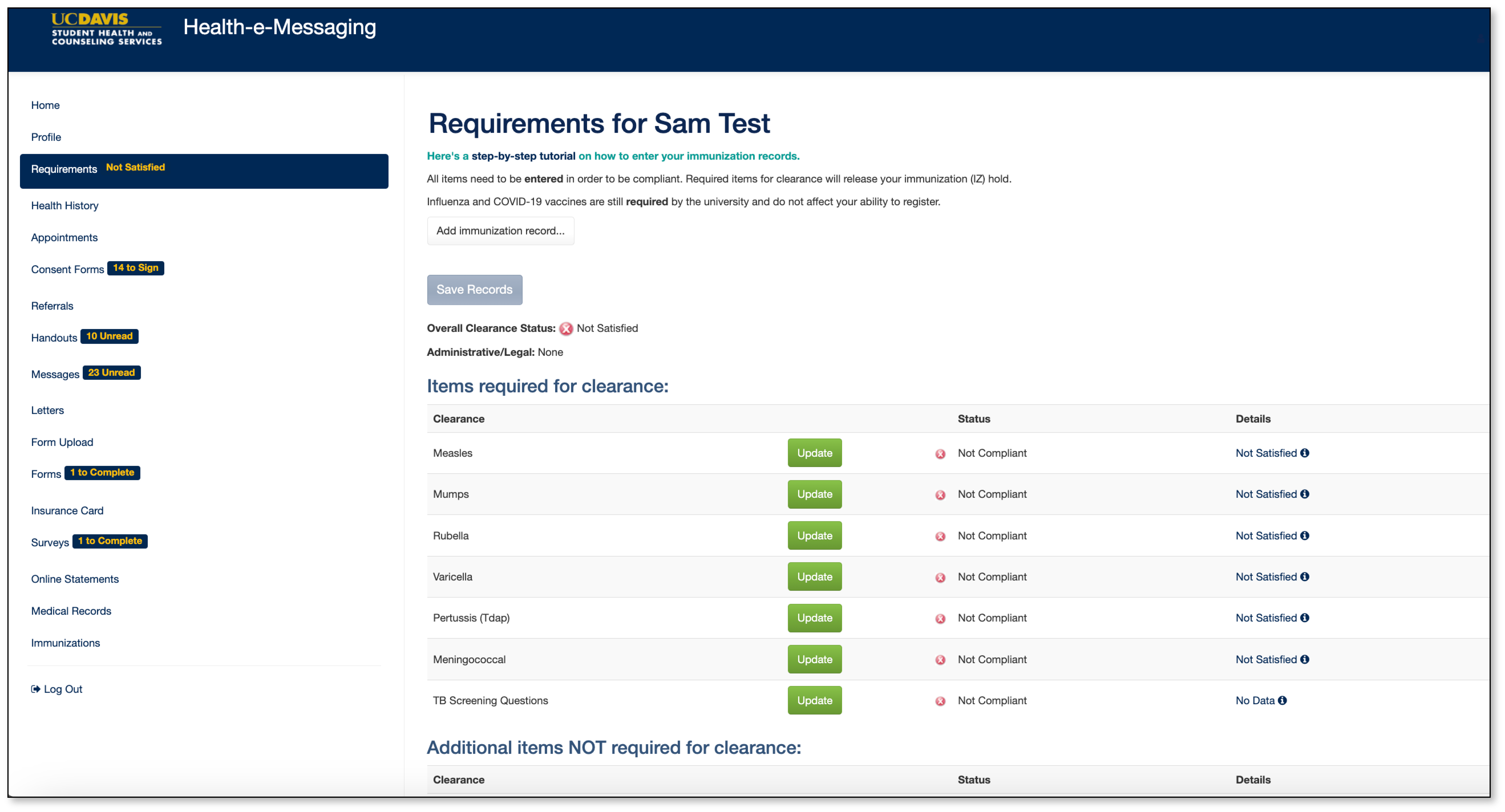 Screenshot - How to Upload and Verify Your Entrance Requirements 007
