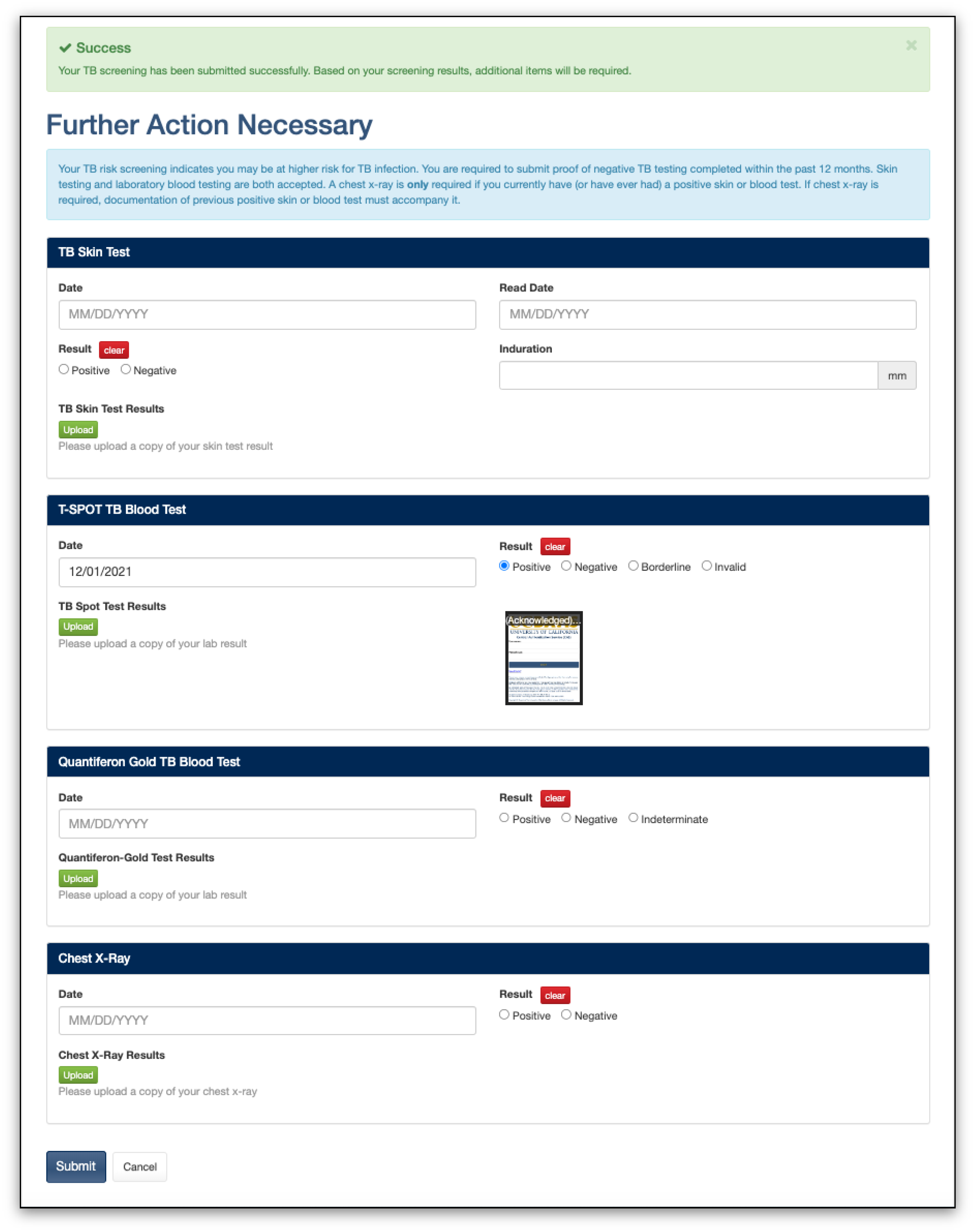 Screenshot - How to Upload and Verify Your Entrance Requirements 009